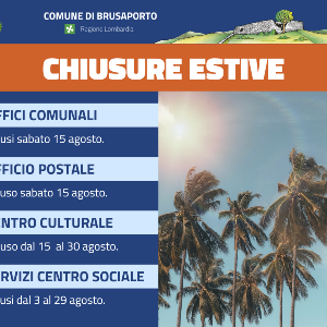 Chiusure estive