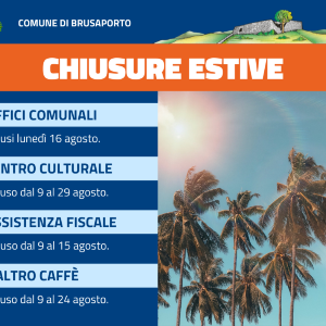 Chiusure estive