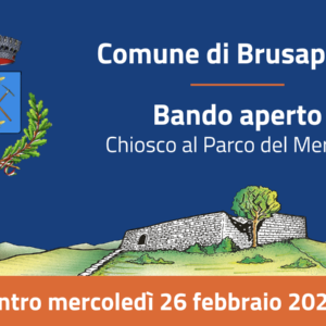 Bando aperto - Chiosco al Parco del Mercato